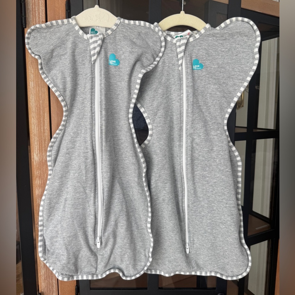 BUNDLE Love To Dream swaddle newborn zip up arms up sack small baby sleep